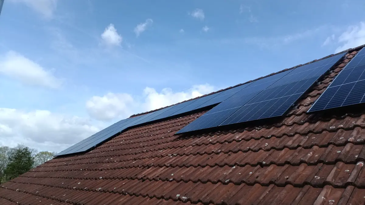 Photovoltaikanlage mit 26 Trina-Solar-Modulen in Neuenhagen